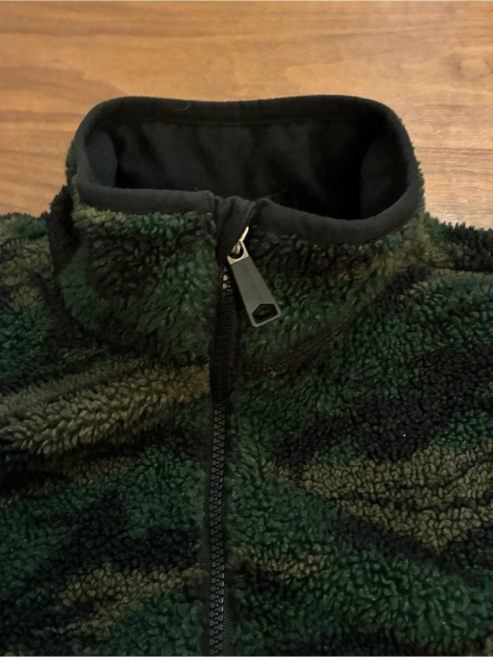 Carhartt Men's Green Camo Sherpa Half-Zip Pullover